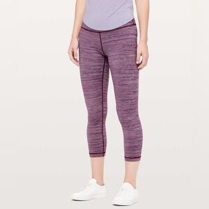 LULULEMON ATHLETICA Wunder Under Crop High Rise "21 Tight